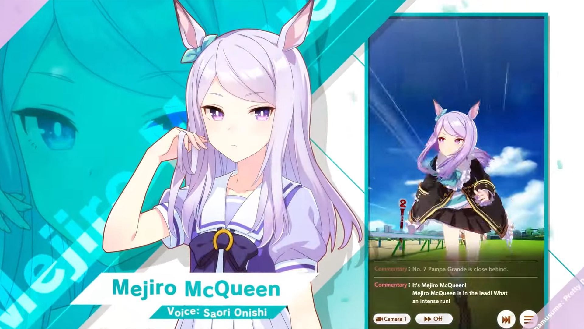 Mejiro McQueen in Umamusume: Pretty Derby (Image via Cygames)